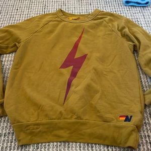 Mustard yellow sweatshirt size Xs